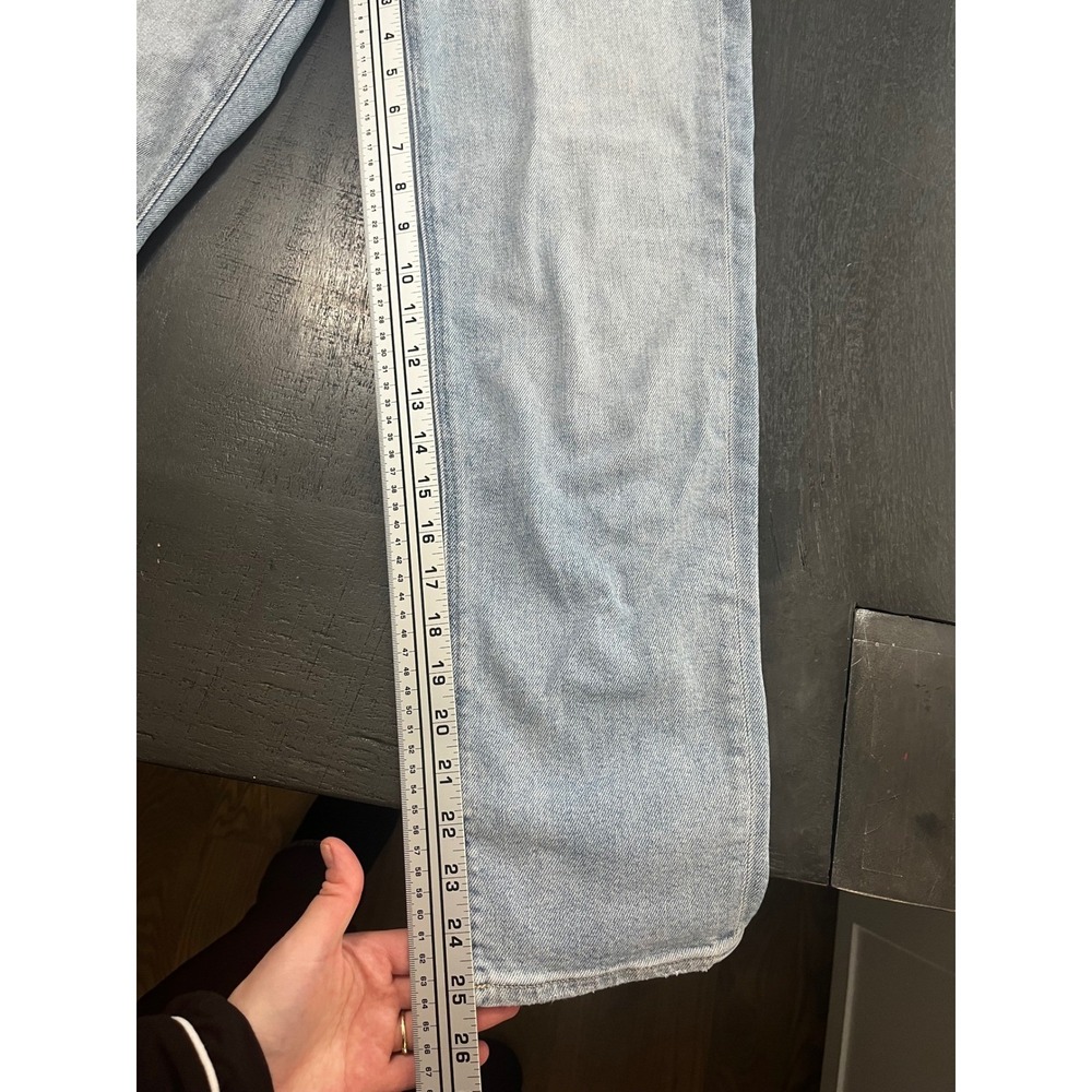 American Eagle Outfitters‎ Women's Size 2 Mom Jeans Light Wash Stretch Jeans - Picture 8 of 9